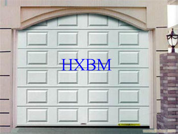 Αξιόπιστες πόρτες γκαράζ παραθυρόφυλλων κυλίνδρων συστημάτων ισορροπίας χρώματος Wihte με την επιτροπή πλάτους 100mm